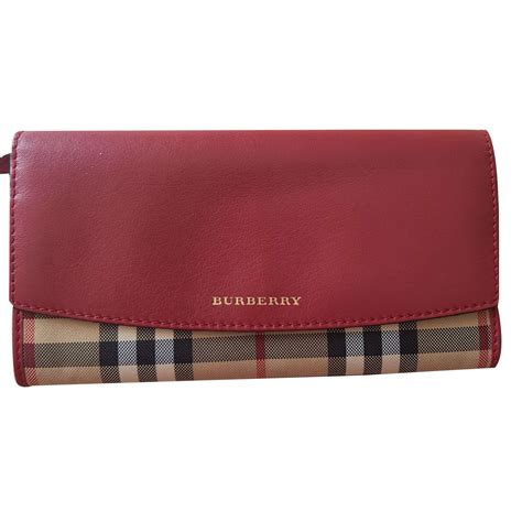 red wallet diamond quilted burberry women|farfetch Burberry wallets.